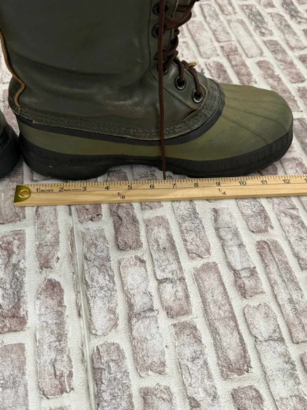 Sorel Superior Kaufman Waterproof Snow Boots Leather Wool Lined Men’s 11